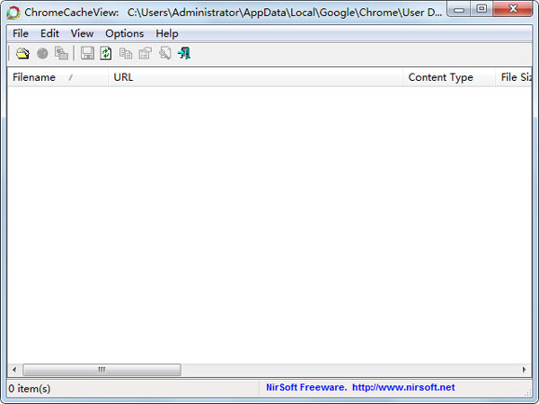 ChromeCacheView(查看缓存软件) V1.67 英文绿色版