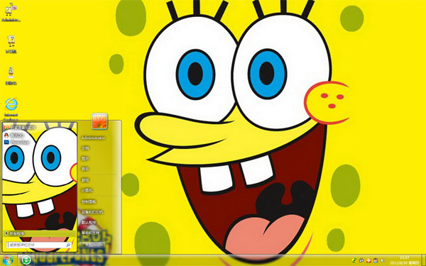 海绵宝宝win10桌面主题