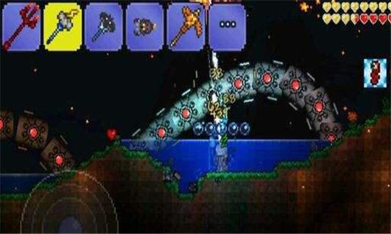 泰拉瑞亚机械蠕虫打法攻略-泰拉瑞亚机械蠕虫通关方法介绍