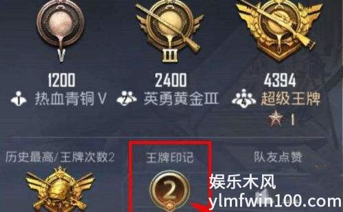 和平精英王牌印记怎么获得_升级王牌印记方法介绍