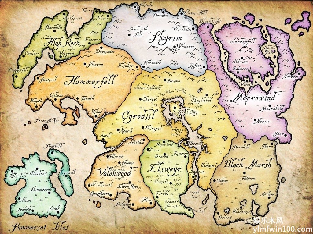 The Elder Scrolls: Arena was the first game to introduce Tamriel, a world we