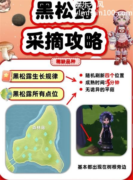 心动小镇黑松露刷新点大公开一张图全搞定