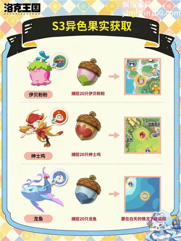 洛克王国世界S3常驻异色精灵种子速刷攻略