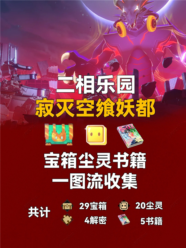 崩坏星穹铁道4.4二相乐园寂灭空飨妖都地图收集一图流攻略