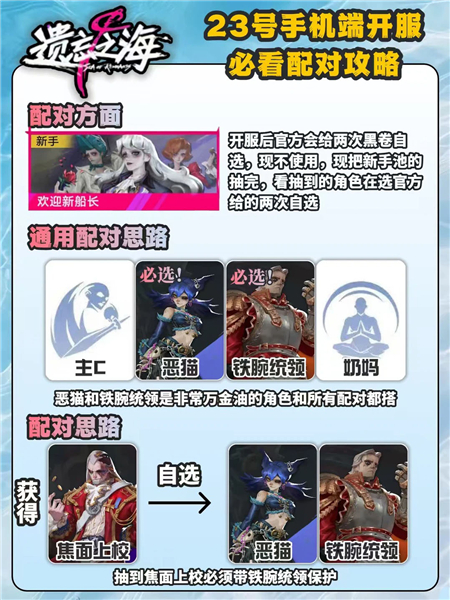 遗忘之海手游开服必看配队攻略