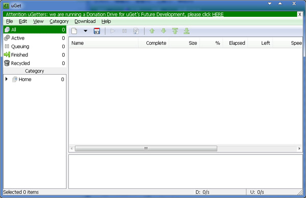 uGet(��Դ������) V1.10.4 ��ɫ��