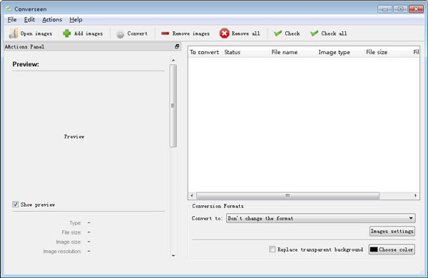 Converseen(ȫ��ͼ������ת��) V0.9.2