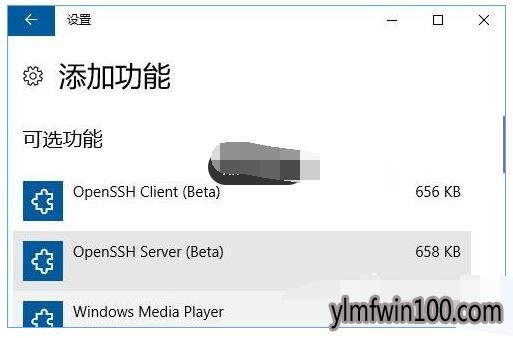 雨林木风Win10专业版内置OpenSSH的安装技巧2.jpg