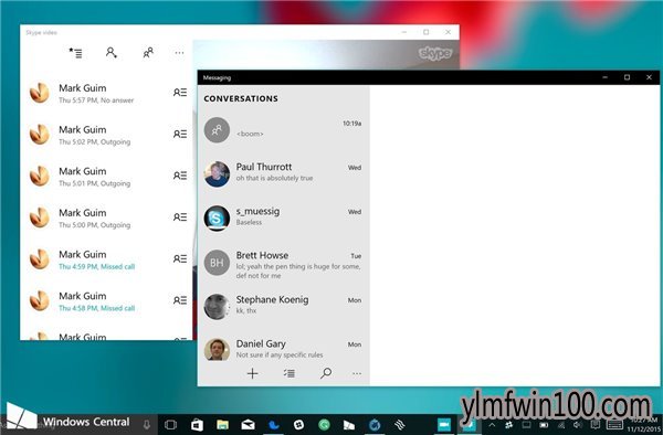 Win10 TH2��ʽ��С��u�̰�ϵͳ��Ϣ�Ѽ���SkypeԤ������