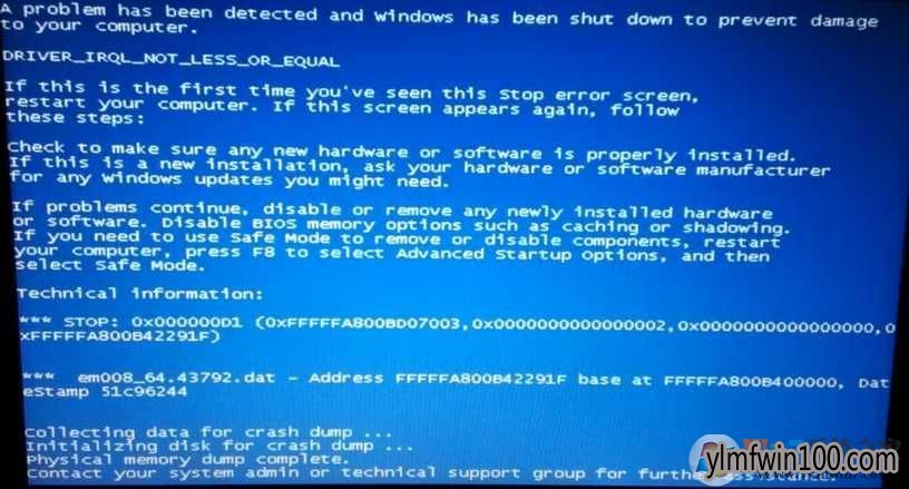 ������������0x000000d1��ô�죿����stop 0x000000d1����������
