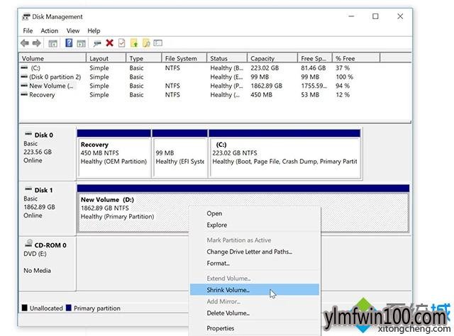 企业版win10系统怎么分区?win10系统分区的方法
