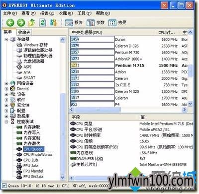 win7系统电脑怎么使用EVEREST软件查看硬件