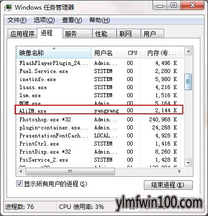 WIN7旗舰版系统电脑AliIM.exe是什么进程?