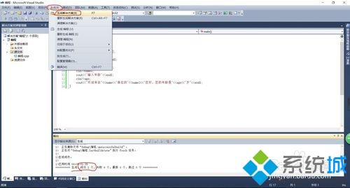 WIN7旗舰版系统电脑怎么在VS2010中输入代码?