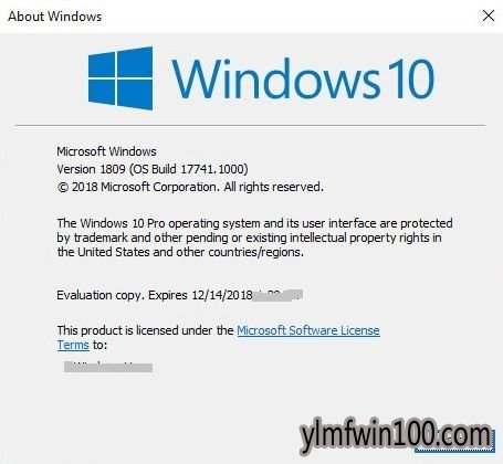 Windows10 RedStone 5���հ汾��ΪVersion 1809.jpg