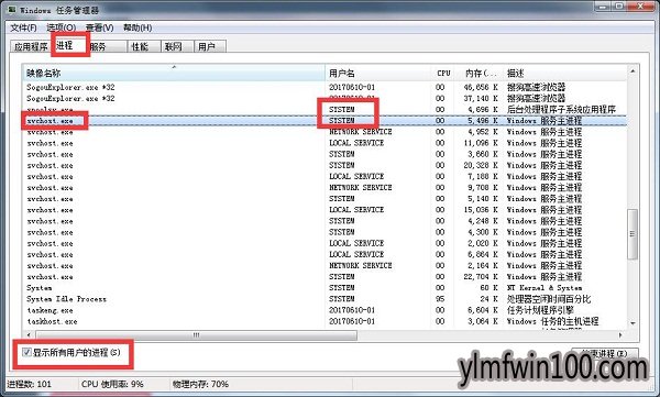 WIN7旗舰版系统电脑svchost占用内存一直涨怎么办?