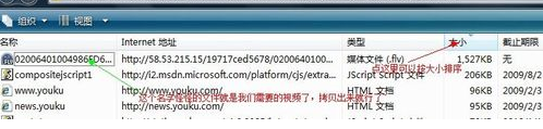 Win7系统网页上看的视频下载保存的处理步骤