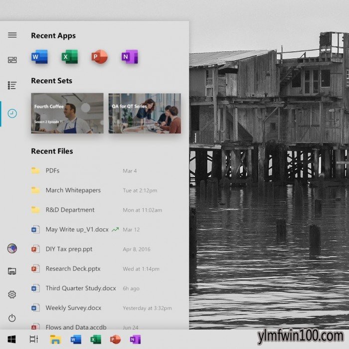 设计师打造无磁贴版Windows 10开始菜单