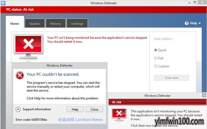 微软Windows 7~8.1 Defender更新让反病毒软件崩溃