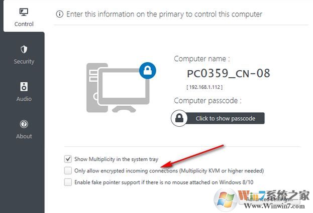 win10系统电脑Multiplicity(无线KVM工具)怎么使用