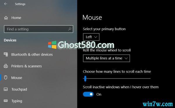 windows10系统电脑鼠标自动滚动怎么解决
