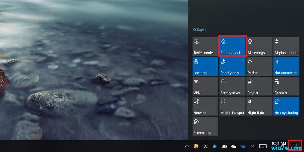 win10装机版系统电脑怎么禁止屏幕自动旋转