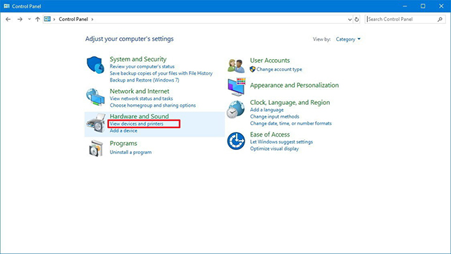 windows10专业版系统电脑怎么将设备连接到共享打印机
