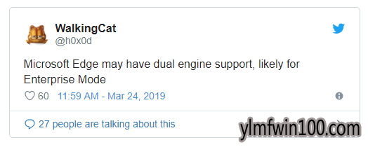 �°�Edge������ܿ���ͬʱ��������������ںˣ�����IE������