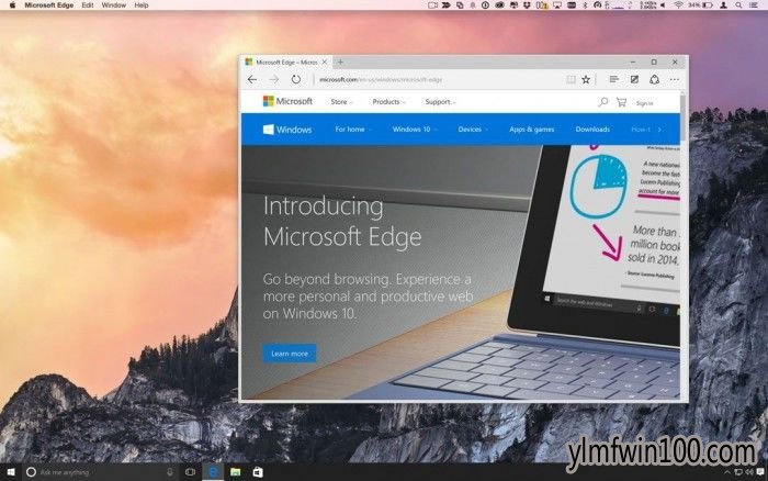 ���ȳ��� Microsoft Edge for Mac�״θ���ͨ���ǹٷ�����й¶