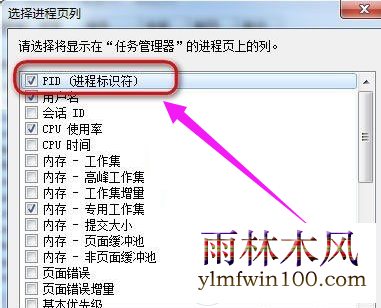 显示pid 显示pid