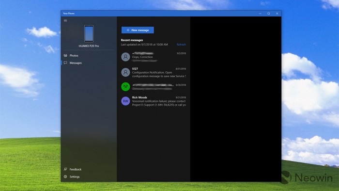 微软为Windows 10的Your Phone应用程序新增了三个功能1.jpg