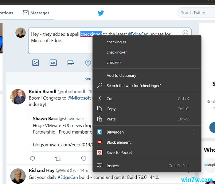 ΢����Chromium Edge��ƴд��飬΢��ΪChromium Edge����ƴд��鹦��2-2.png
