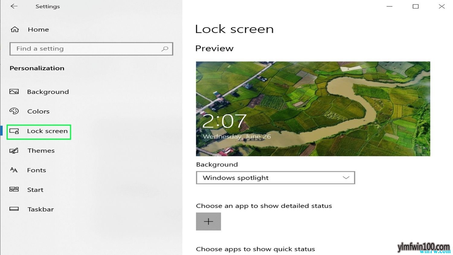 Win10 1909系统当前的锁屏界面图片怎么更改