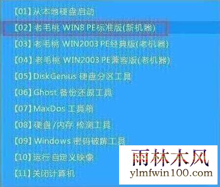 雨林木风主菜单