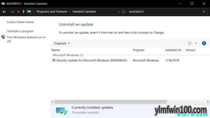 ΢������KB4508433 �����Win10 1903��ϵͳ��������