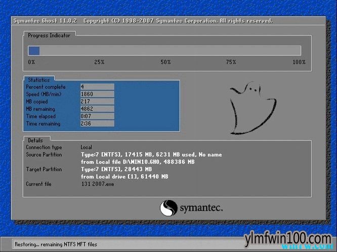 雨林木风Win10x86 最新专业版 v2019.08(激活版)