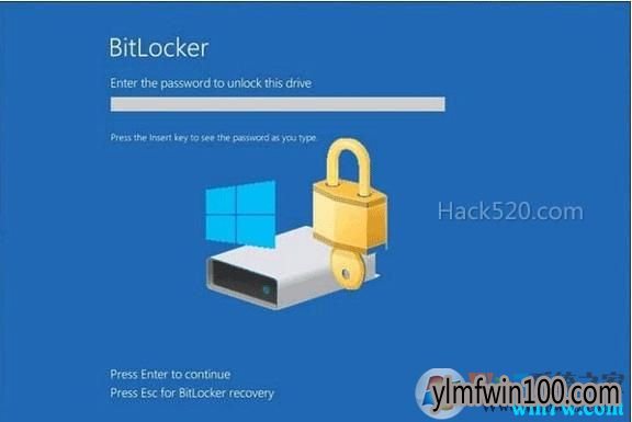 Win10专业版系统崩溃无法启动时找回BitLocker加密文件怎么办