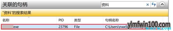 Win10专业版系统找到占用程序并进行解除的方法