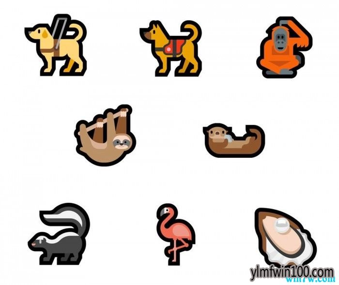 Win10 May 2019调整和新增了大量的表情包Emoji