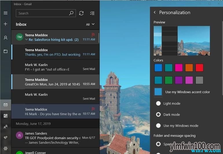 Win10 1903更新:如何在任何Windows应用程序中启用暗模式
